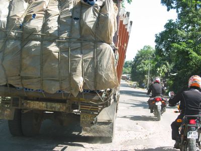 passing a heavy load