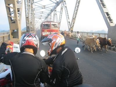 navigating on the brahmaputra bridge