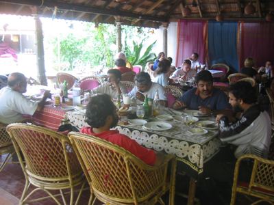 lunch in Pondicherry