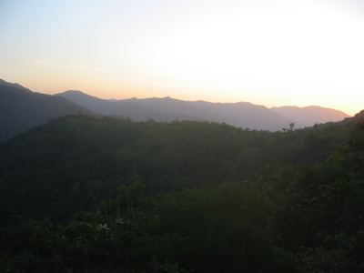 sunset over the western ghats sunset over the western ghats